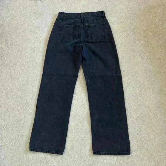Forever 21 black denim high rise jeans in size 25 - Picture 3 of 6
